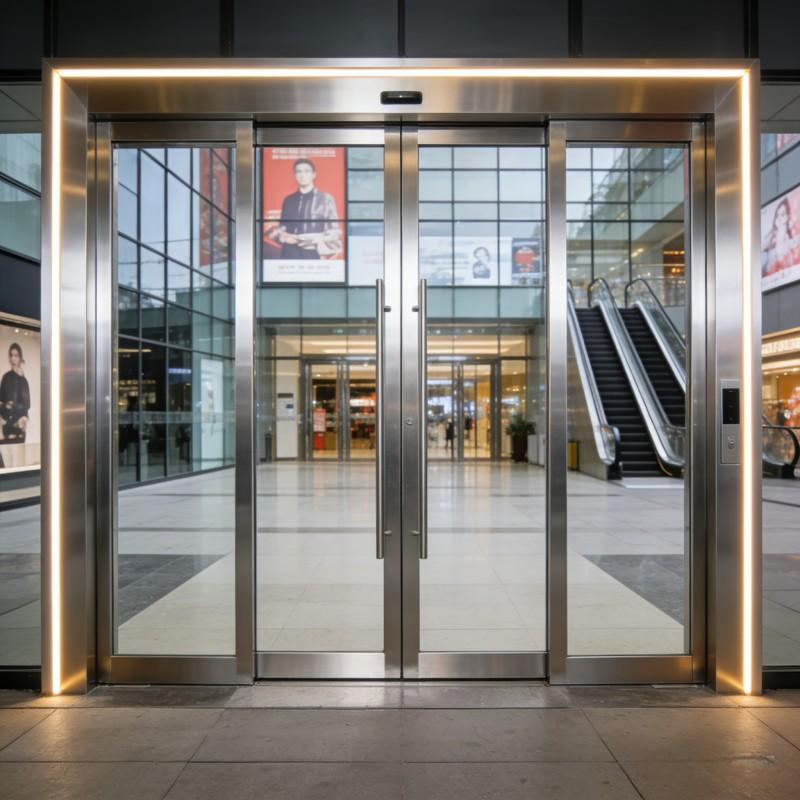 Home Entrance Stainless Steel Door Anti-Theft Security Style