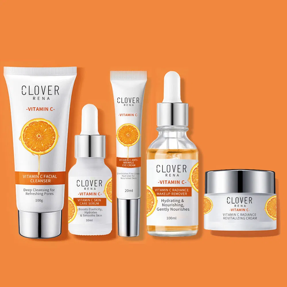 100% Organic Vitamin C Face Care Set for Radiant Skin