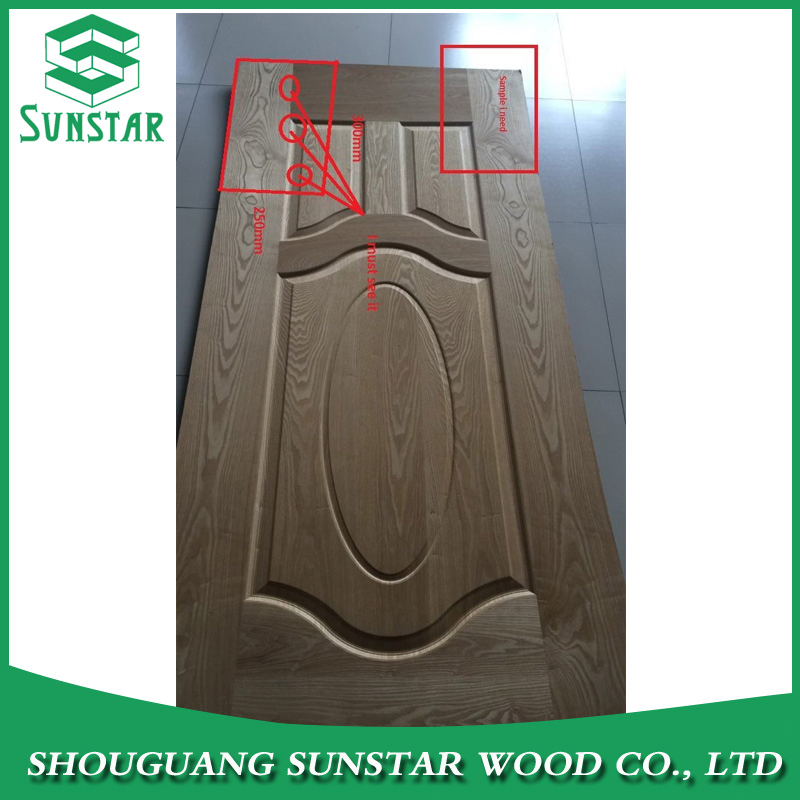 Interior 3mm Natural Ash HDF Mould Door Skin