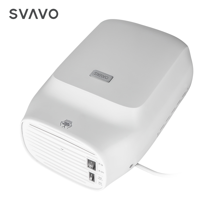 Svavo Washroom Bathroom Toilet Wall Mounted Infrared Sensor Electric Hand Dryer