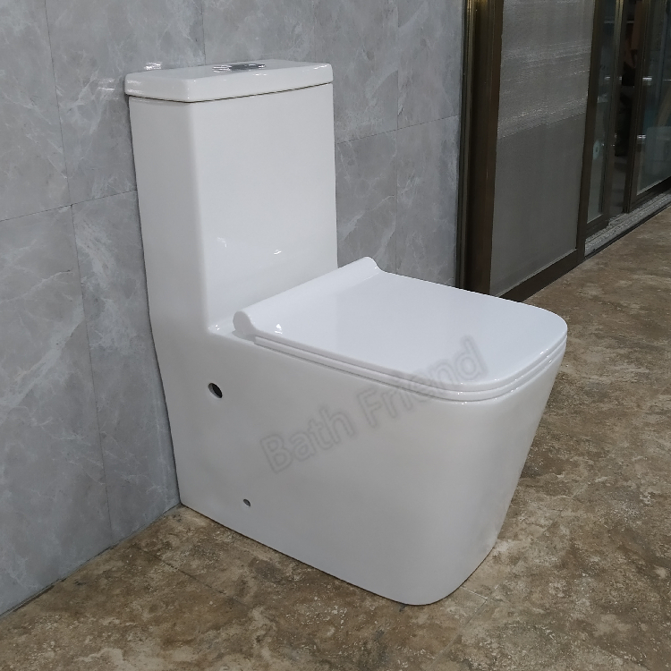 Chaozhou Sanitary Ware Ceramic Floor Mounted S-Trap One Piece Wc Toilet Bowl Wash Down Toilet