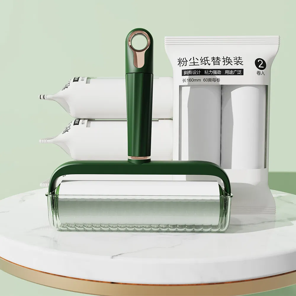 Luxury Colorful Widened Lint Sticking Roller for Clothes & Pet Cleaning