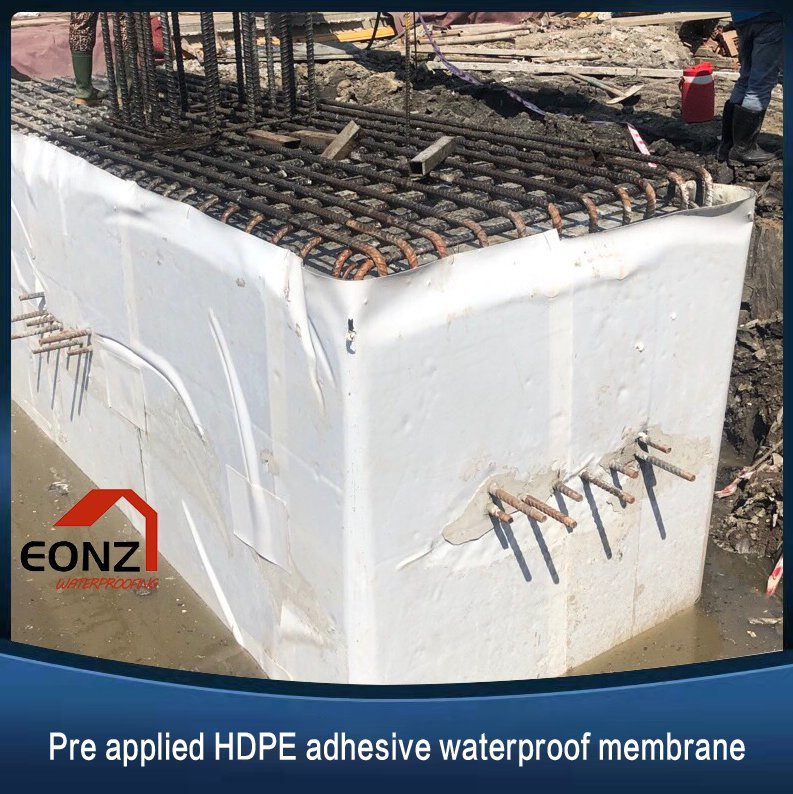 Post-Applied Slef-Adhesive HDPE Waterproof Membrane (for Basement)