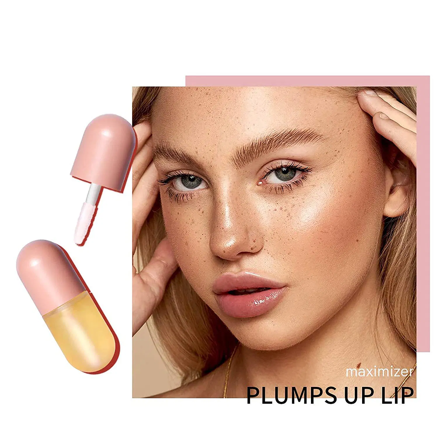Beauty Cosmetics Lip Care Serum Tube Roll on Lip Gloss for Lip Oil