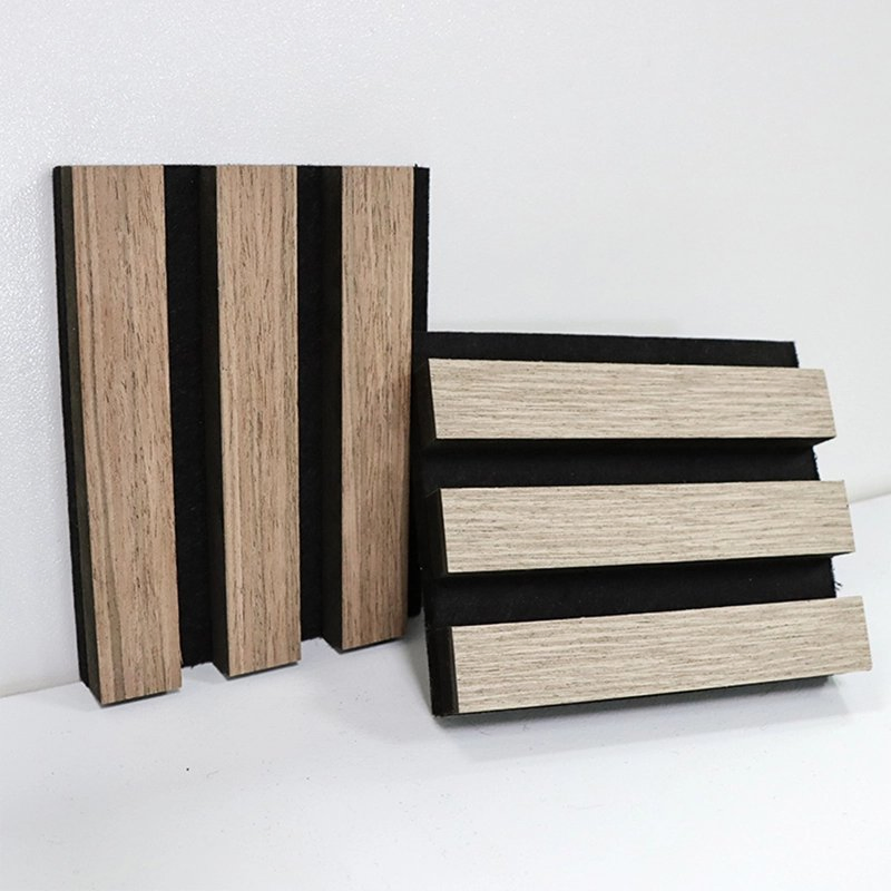 Modernization OEM/ODM Acoustic Wood Venner Slat Panels for Home Decoration