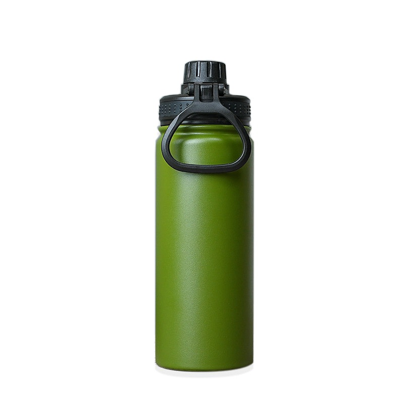 Custom Logo Insulated Wide Mouth Water Bottle 32oz 40oz with 3 Lids