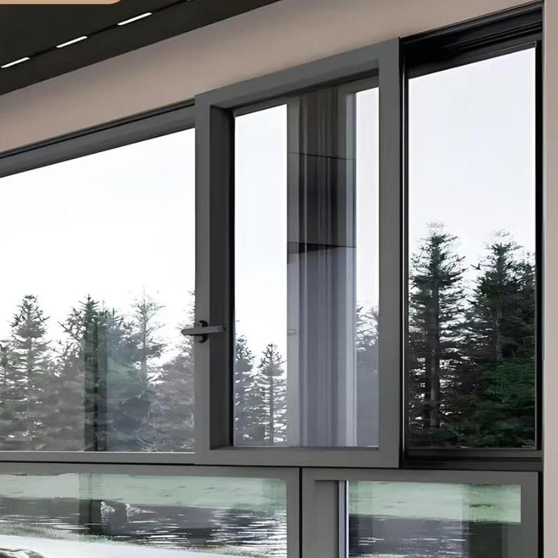 Customized Energy-Efficient Aluminum Glass Sliding Windows with Screens