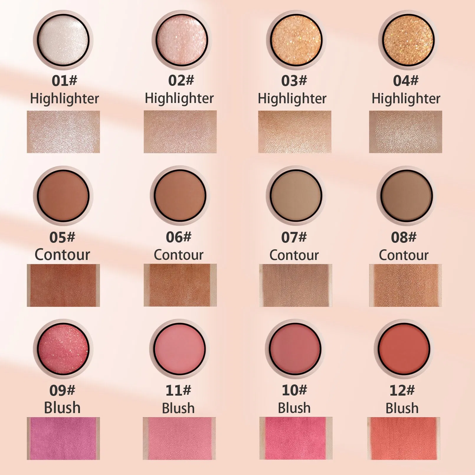 New Durable Natural Matt Bright Face Cream Concealer Private Label Shadow Shaping Container Contour Stick