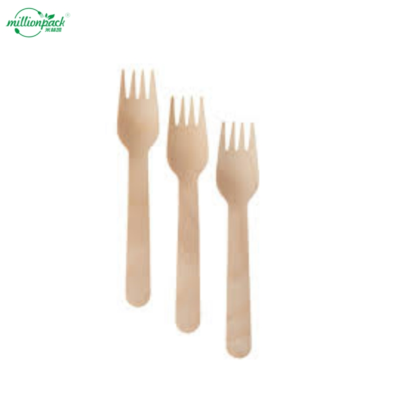 Heat-Resistant Wooden Forks for Hot Foods Grilled Dishes and Campfire Cooking