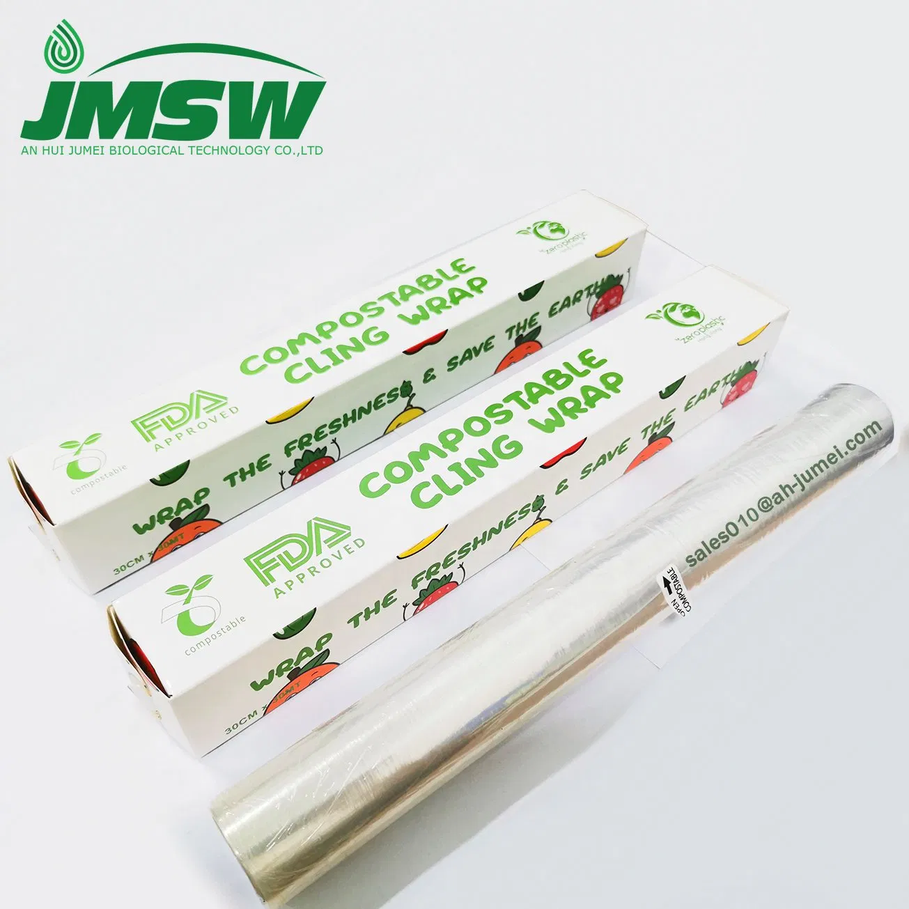 Industrial Cling Film Compostable Food Wrap Heavy Duty Clear Wrap