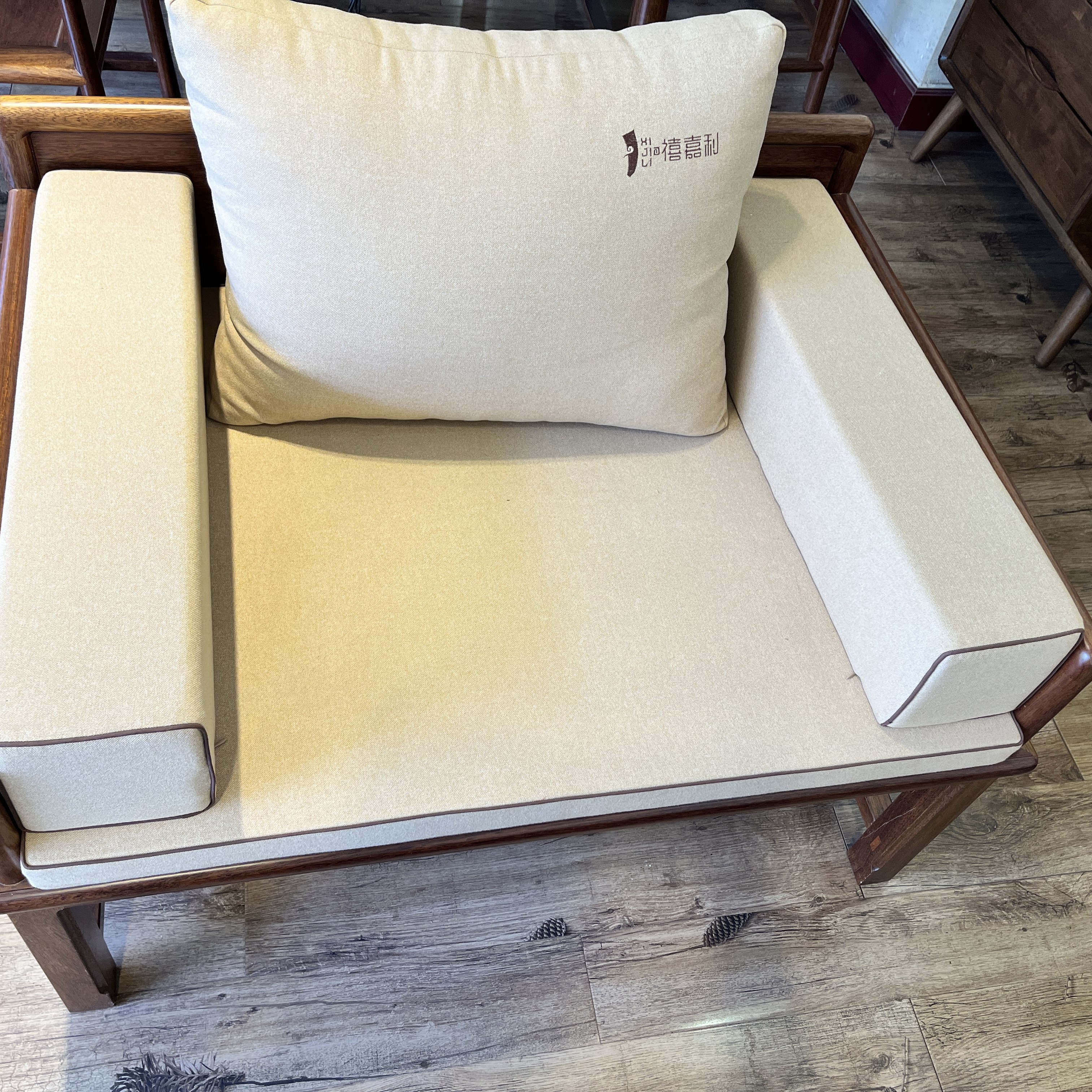 Диван массив дерева китайский стиль многофункциональный