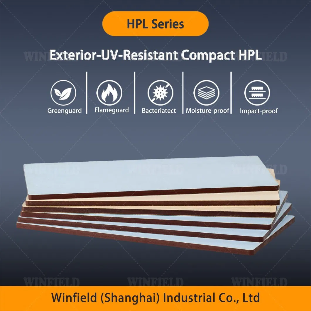 Exterior HPL Anti UV Wall Panel Laminate Sheet for Outdoor Wall Cladding