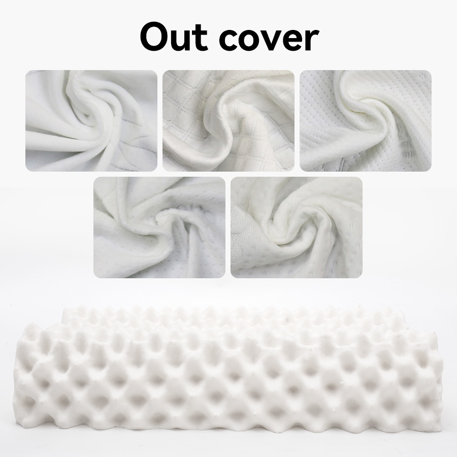 Popular Wave Pillow Neck Contour Orthopedic Cervical Sleep Memory Latex Pillow