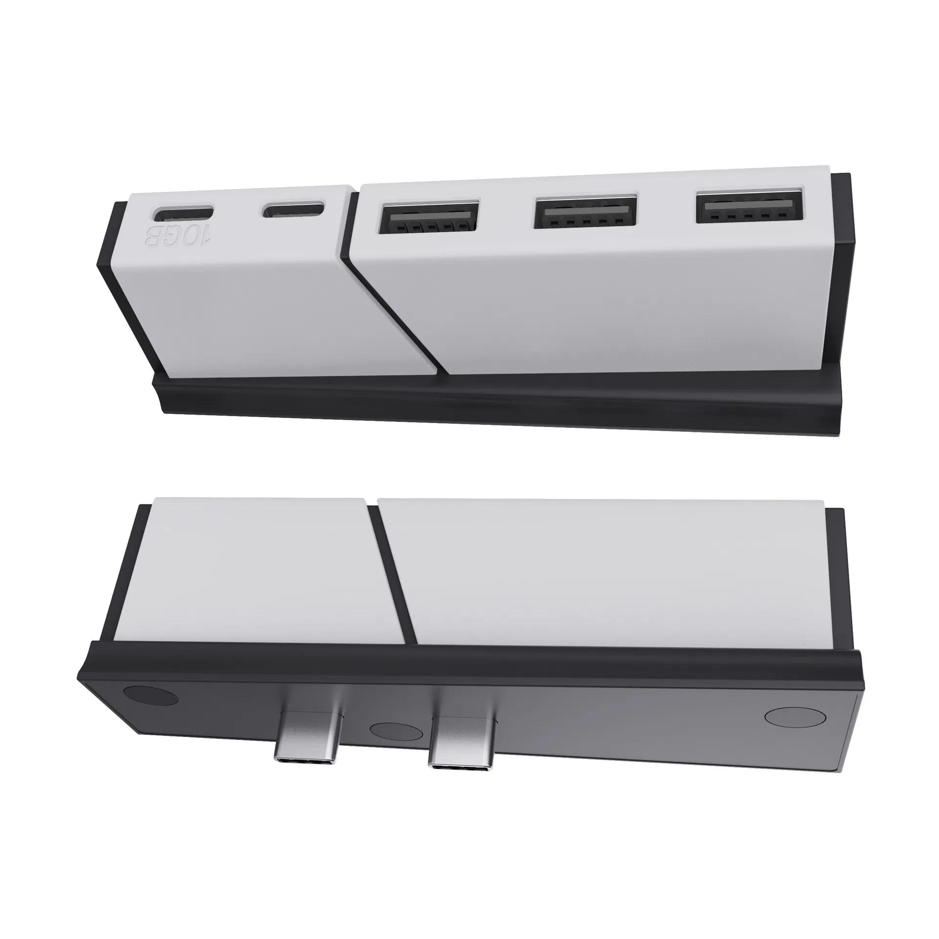 Hot Sale Multi-Function Multiport USB2.0 Type C 5 Port USB Hub for PS5 PRO & Slim Game Console