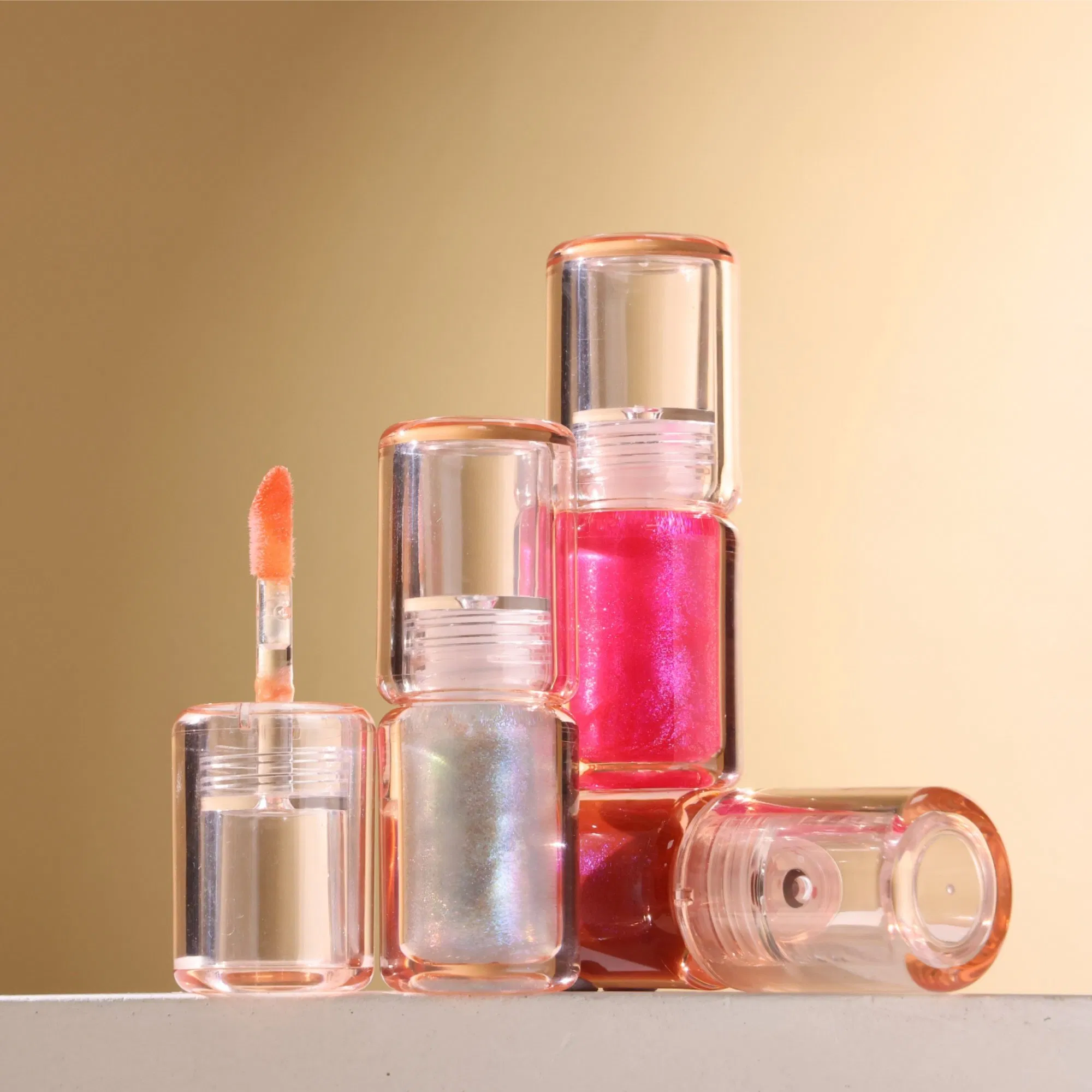 Diamond Shimmer Shiny Lipgloss Custom Wholesale Lip Gloss with Glitter Private Label Lip Makeup