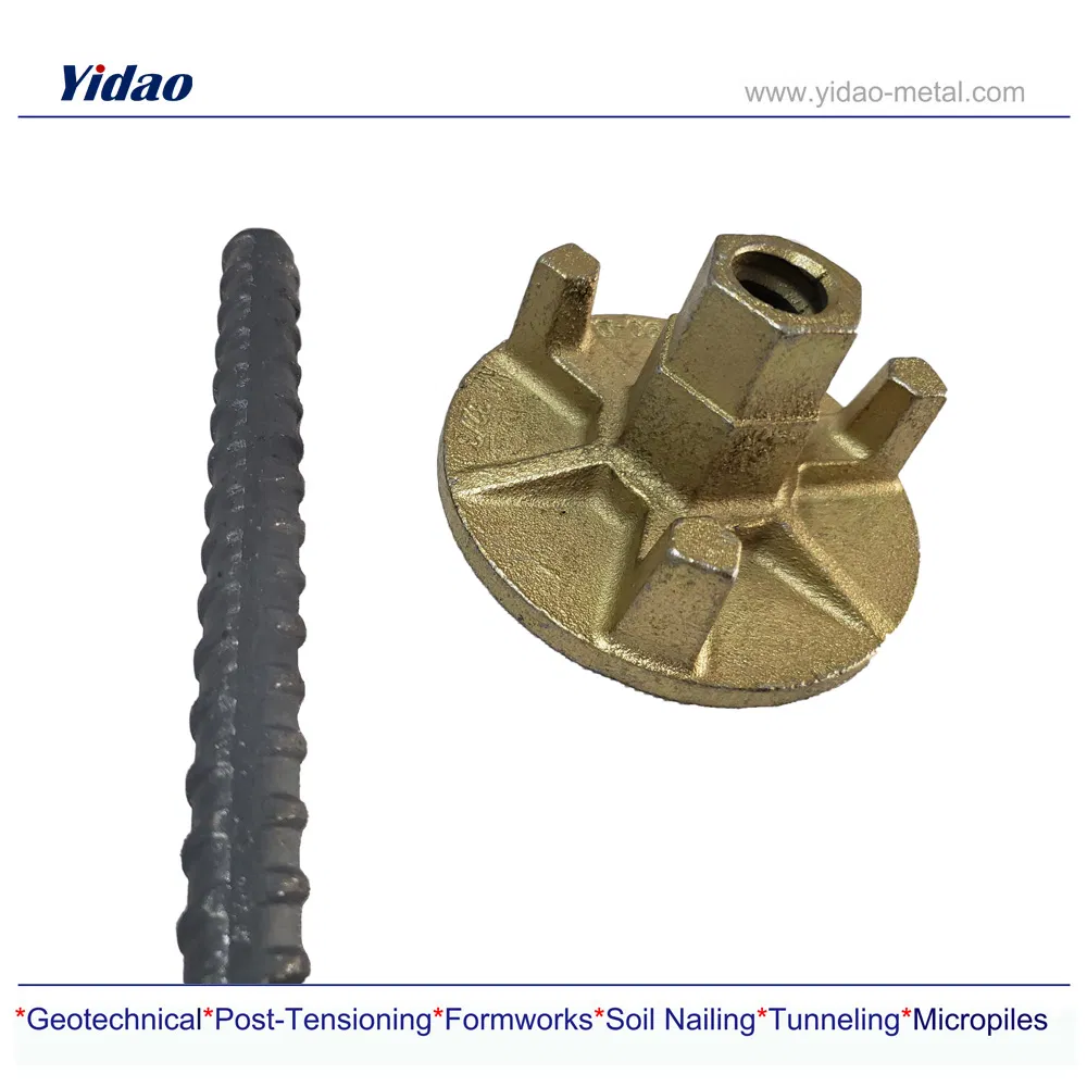 Hot Forged Wing Nut with D15/17 Hot Rolled Tie Back