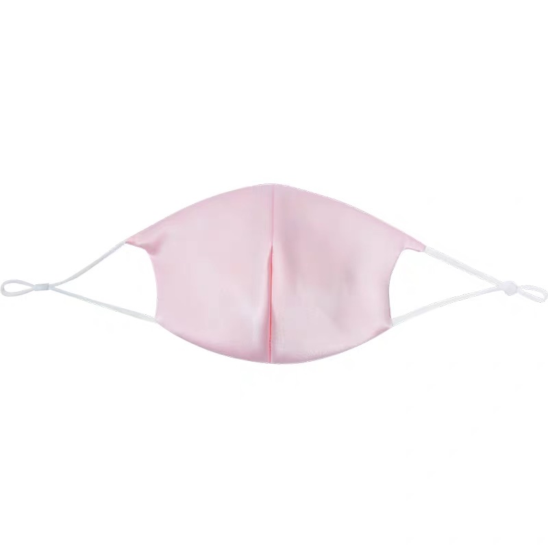 Hot-Whole Sale 100% 19mm Silk Face Mask 3 Layers Breathable Silk Mouth Mask