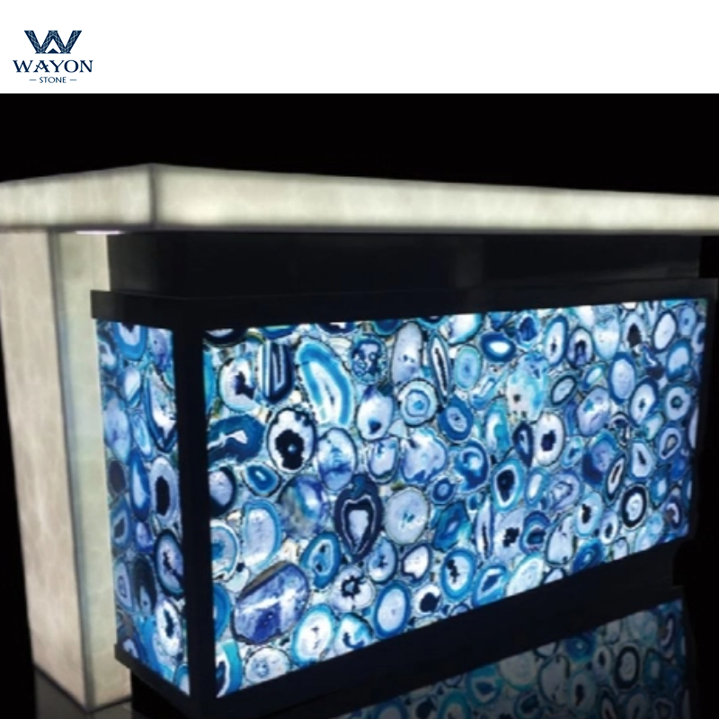 Oriental Art Stone Chinese Supplier Elevator Gem Stone Wholesale Customized Island Vanity Top Table Top Wall Background Bar Countertop