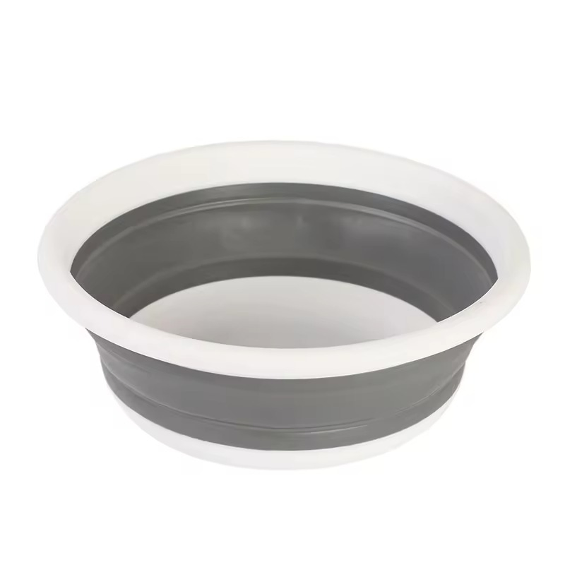 Multifunctional Foldable Sink Two Colors Reinforced Various Scenes Applicable Plastic Basin