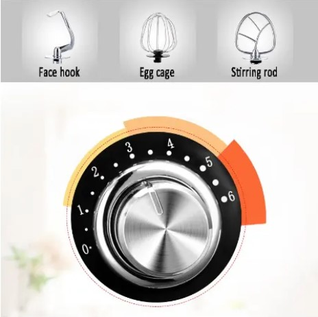 Kitchen Robot Knead Dough Meat Bread Grinder Stand Mixer