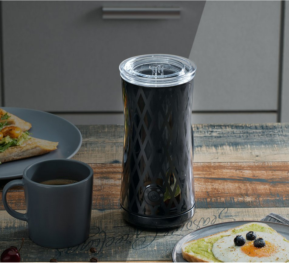 Milk Frother, for Hot Cold Coffee &Chocolate, Non Stick Coating Is Easy to Clean
