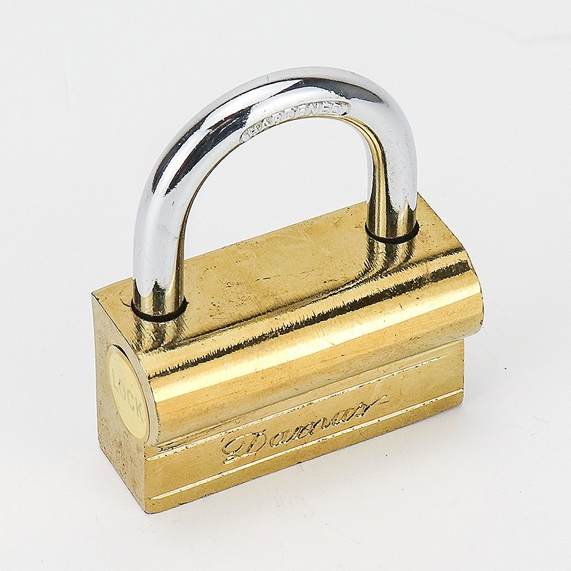 High Quality Heavy Duty Brass Padlock Waterproof Durable Padlock with 3 Keys