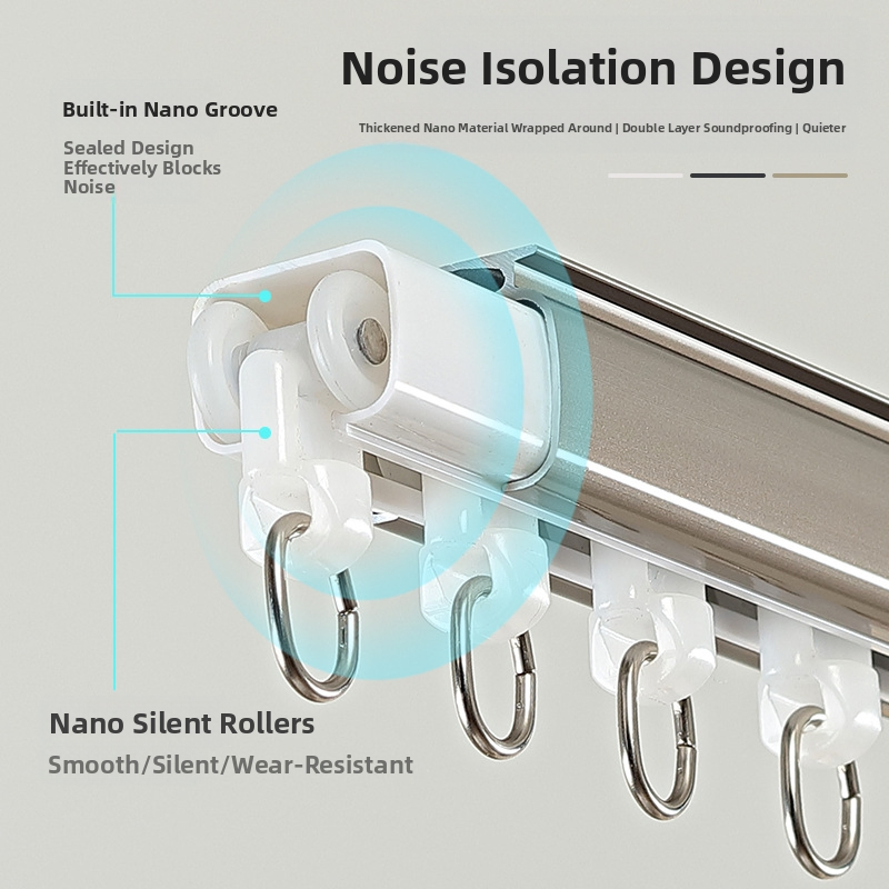 Customizable Guofan Aluminum Curtain Track - Origin: Guangzhou China