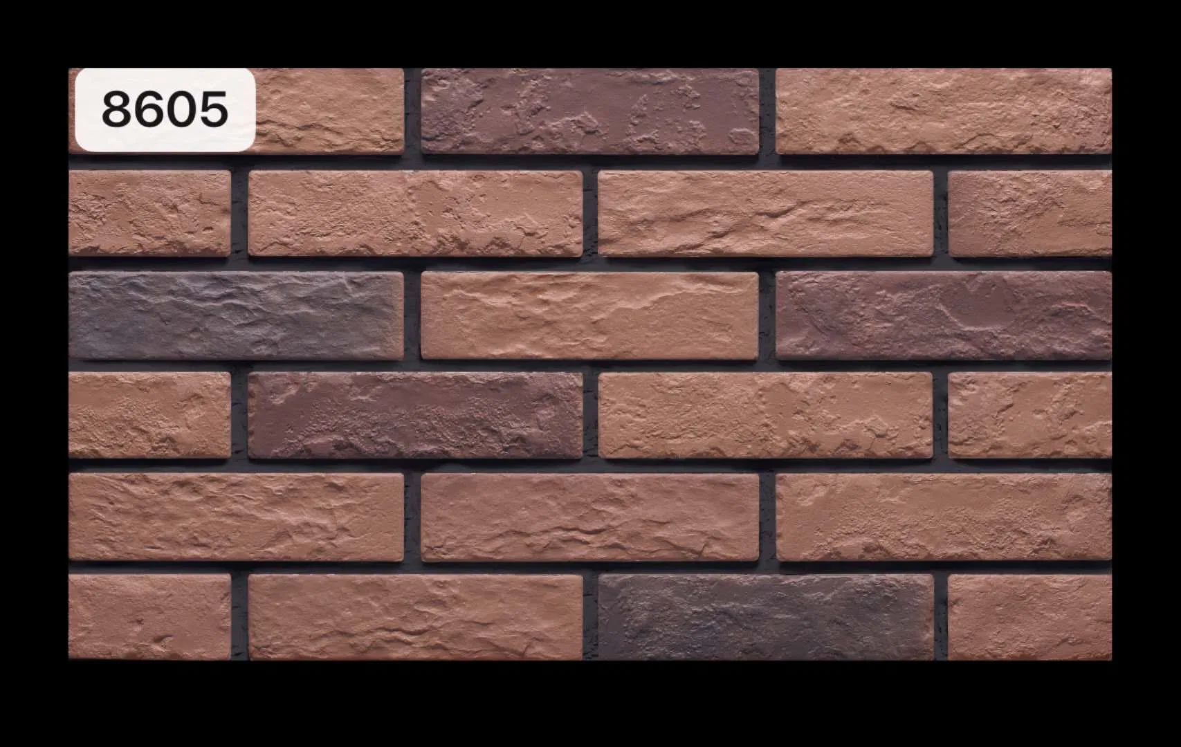 60*230mm Exterior Facade Slip Clay Brick Hanging System Clinker Tile