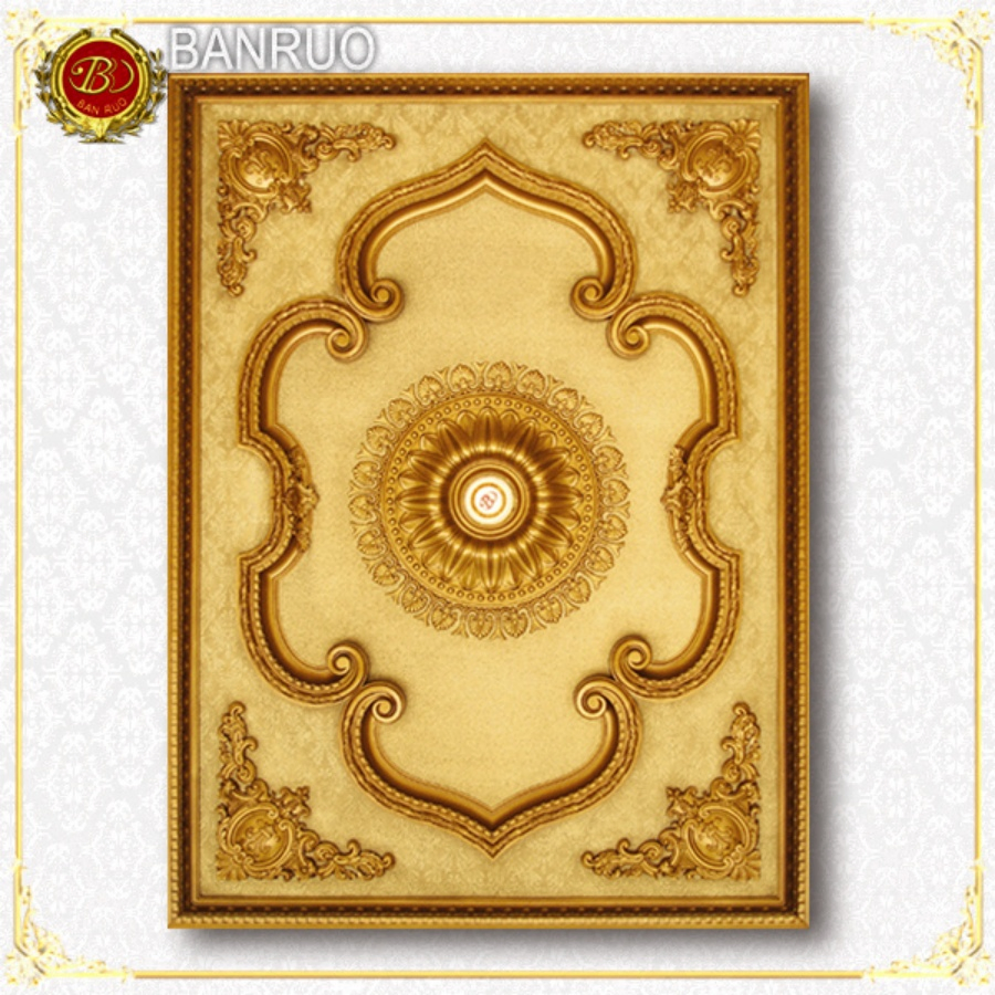 Banruo Plastic Artistic Ceiling Panel High Quality Ceiling Design Board