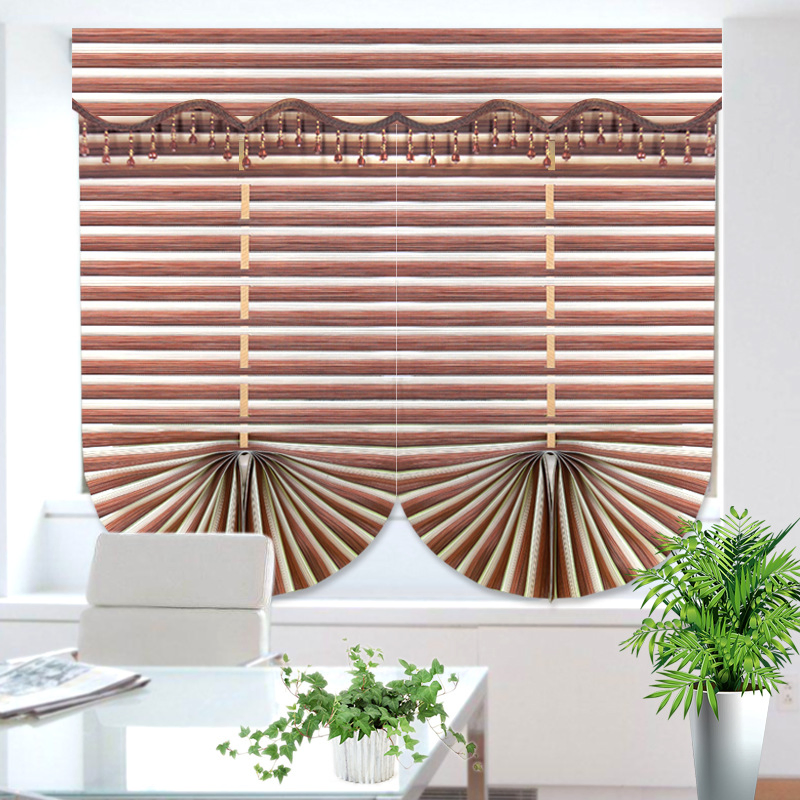 Fan Shaped and Screen Roman Shade