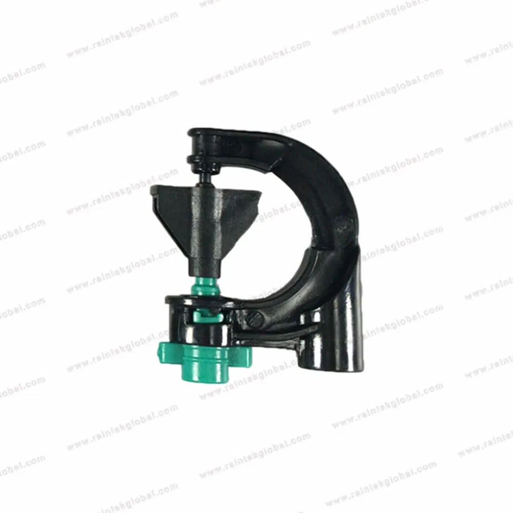 Pressure Compensating Micro Sprinkler Installed on Spike