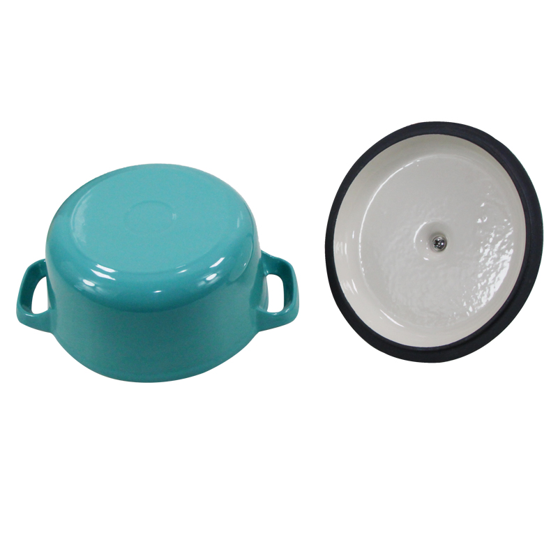 Чугунная эмалированная кастрюля-кокот Cookwin 1.7 л