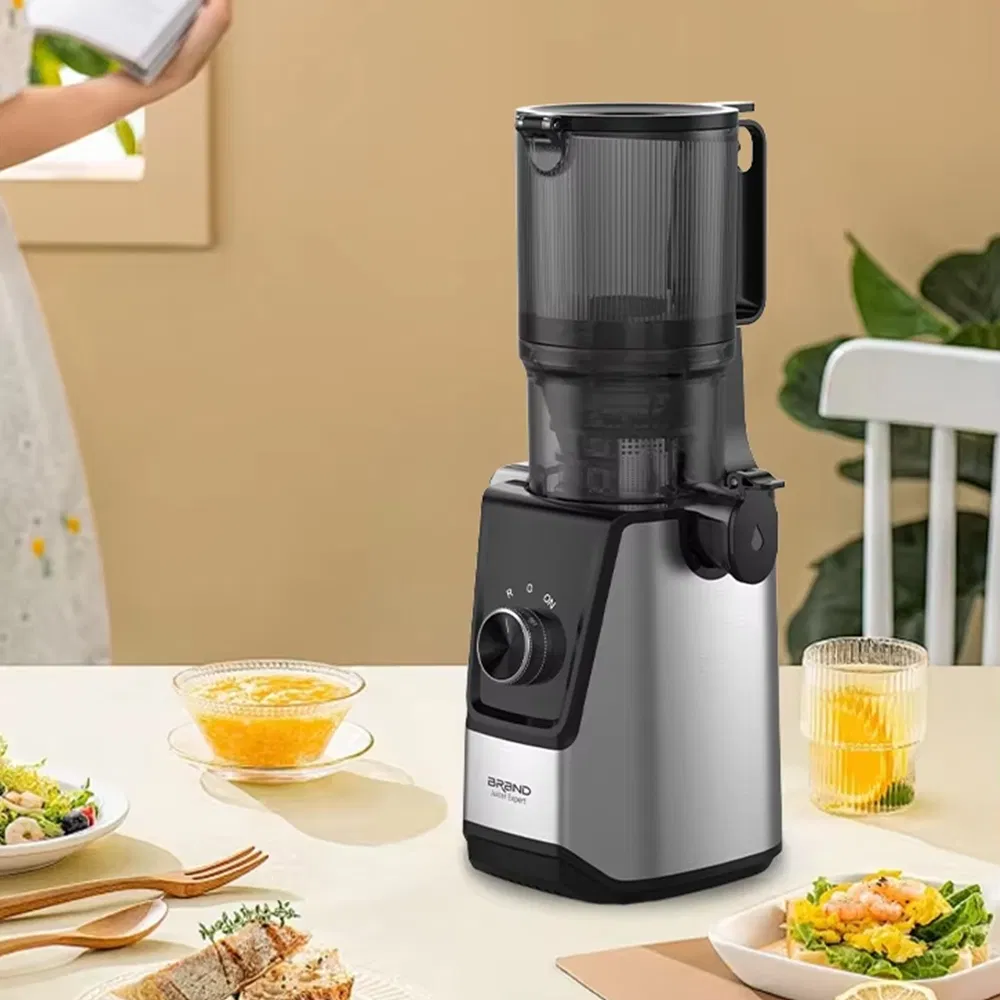 Sj-047 Newest Design Easy to Clean Big Mouth Cold Press Slow Juicer Fresh Juice Extractor Original Juicer