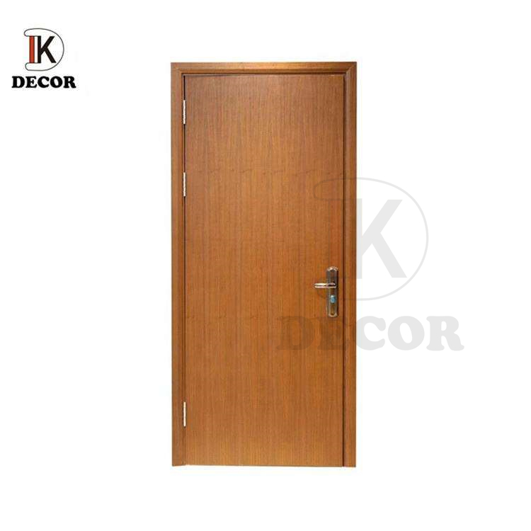Flush Style Solid Core Bedroom Commercial Fire Rated Wooden Door for Hospital
