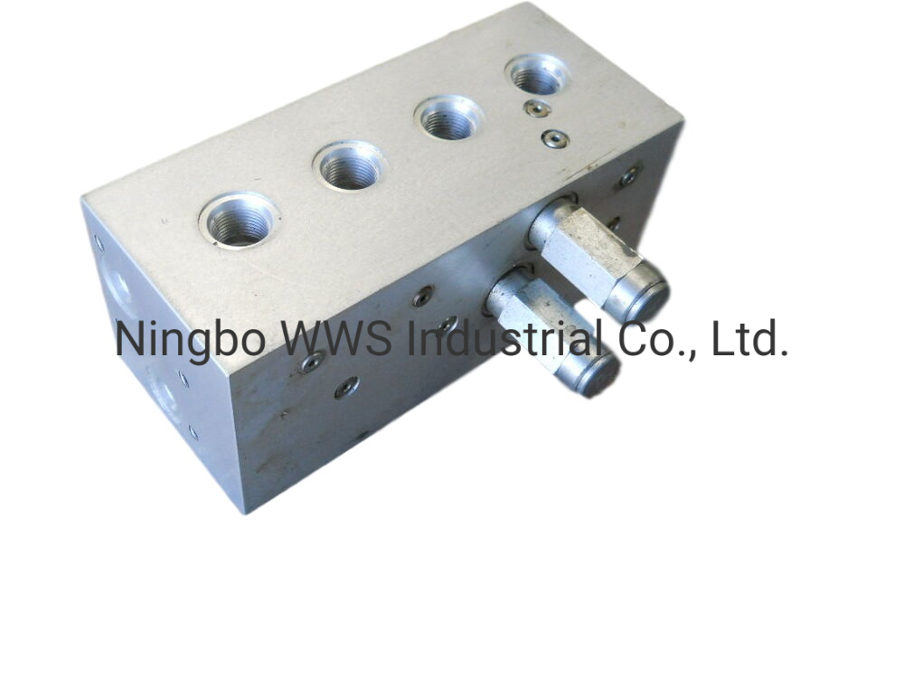 Directly Wholesale Milled Aluminum Hydraulic Manifold by CNC