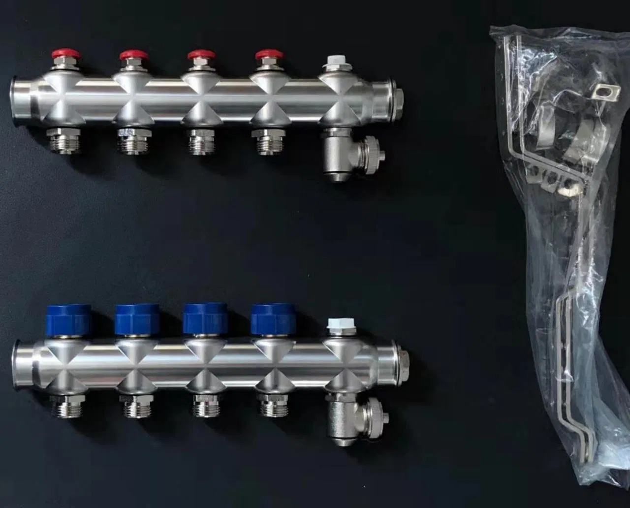 High-Efficiency Ribbed Tube Manifold for Underfloor Heating Systems