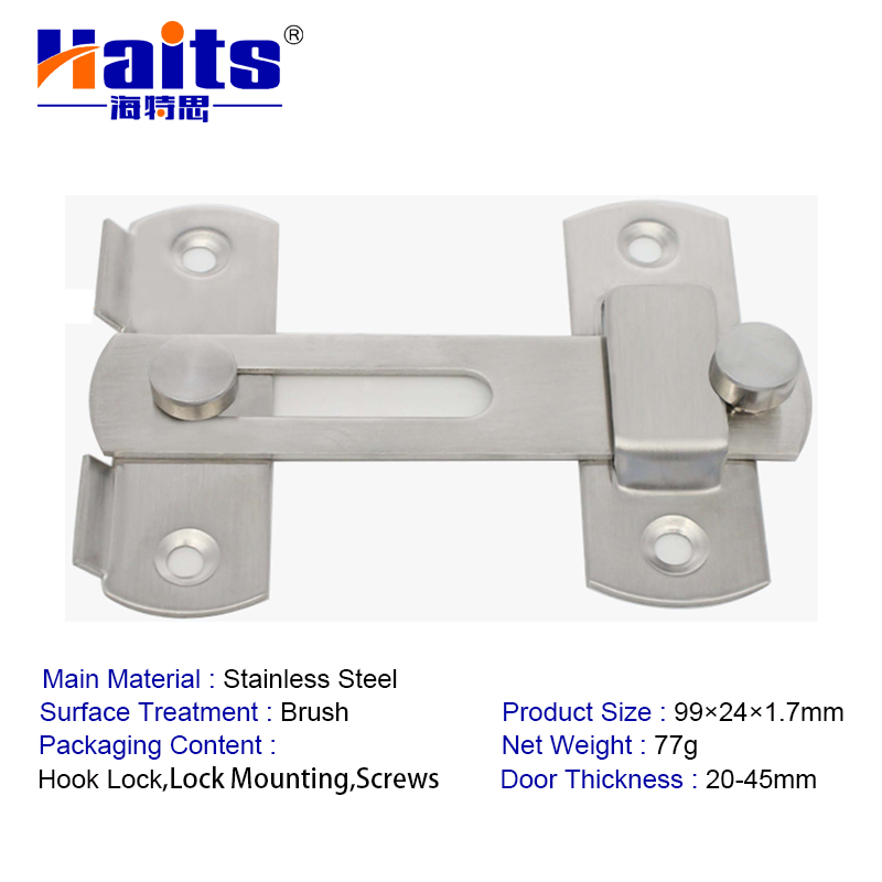 Furniture Components Sliding Barn Door Hook Lock China Factory and Suppliers