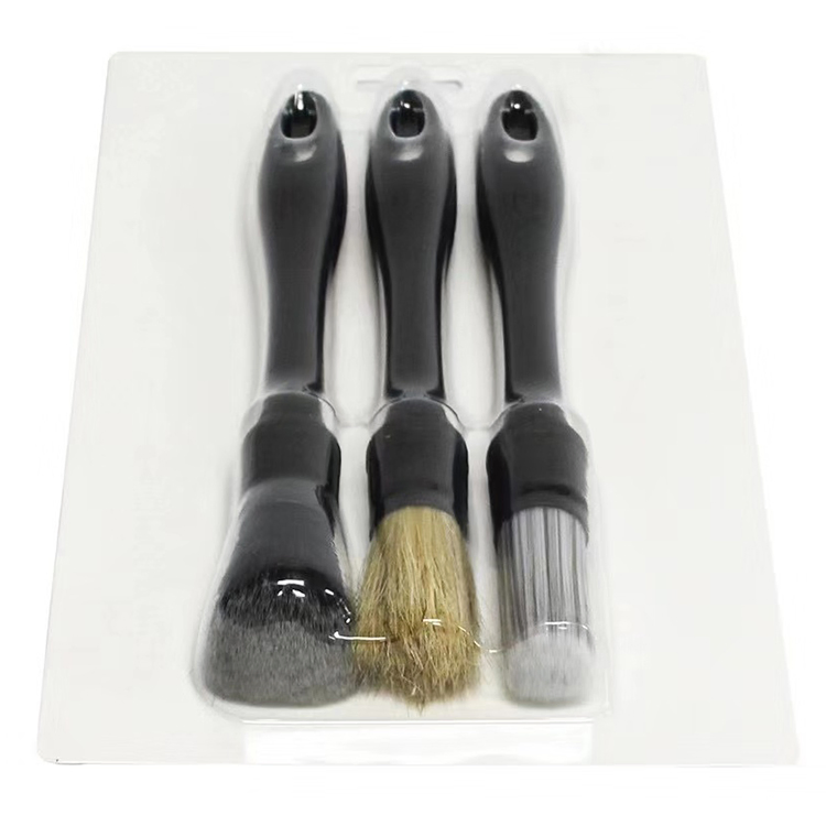 Набор из 3 щеток для чистки салона автомобиля Shineopen