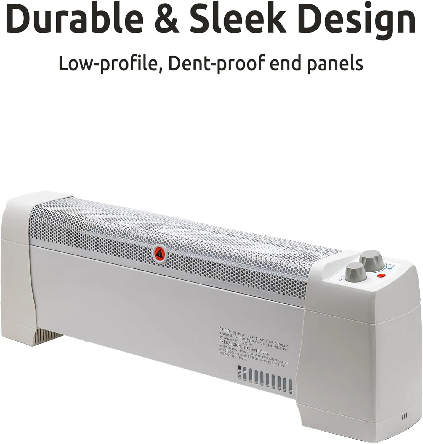 2 Heating Convector Heater with 750/1500W Overheat Protection Adjustable Thermostat (CH-507)