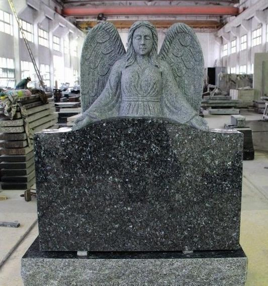 Butterfly Blue Angle Monument America Tombstone Headstone