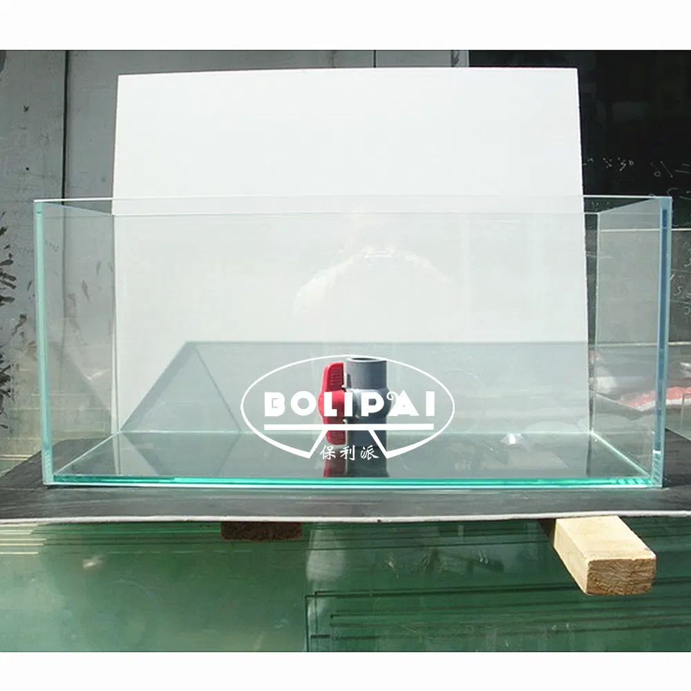 Export Custom Black Glass Overflow Box Ultra Clear Glass Tank