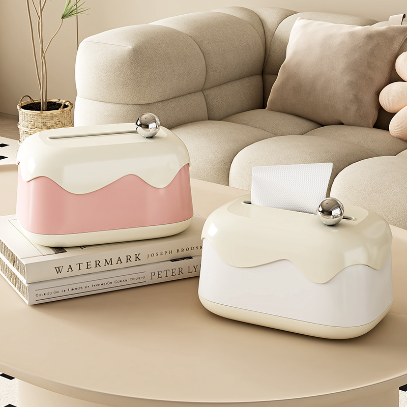 New Products Home Living Room Stretch Mop Creative Cute Tissue Box