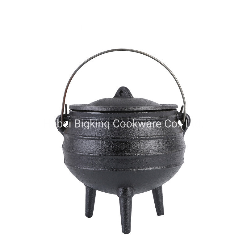 Superior Quality South Africa Cast Iron Potjie Pot, Cast Iron Fire Pot