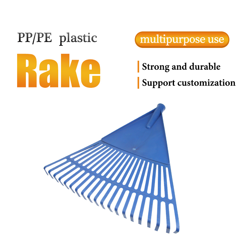 Wooden Handle for Lawn Yard Flowers Beds Roof Leaves Garden Leaf Rake