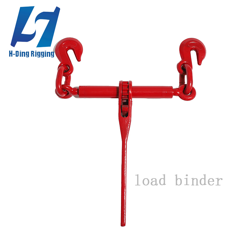 Us Type Red Painted Carbon Steel Drop Forged Ratchet Type Chain Load Binder Forged Handle