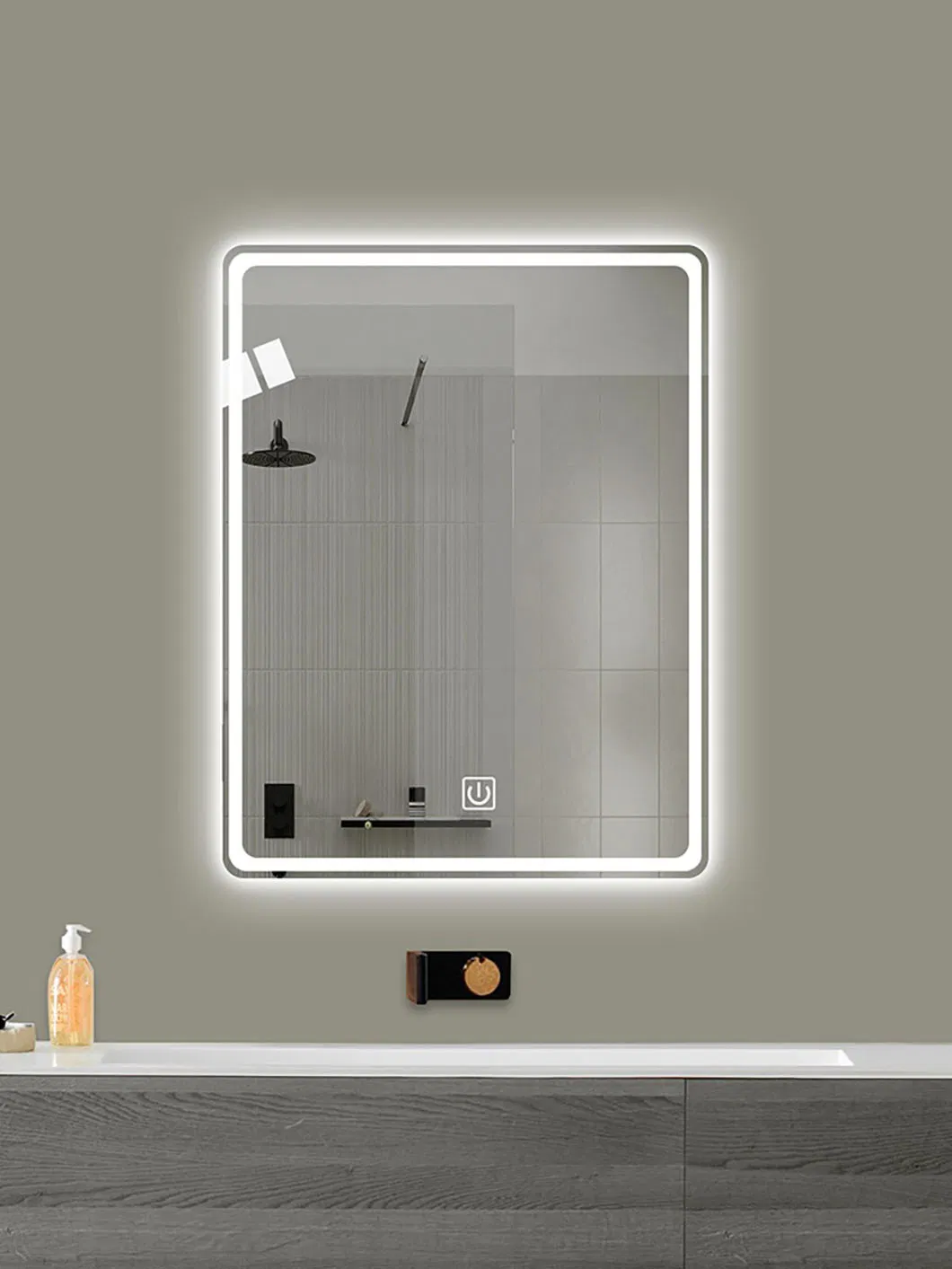 Anti-Fog Dimmable LED Bathroom Vanity Mirror for Clarity