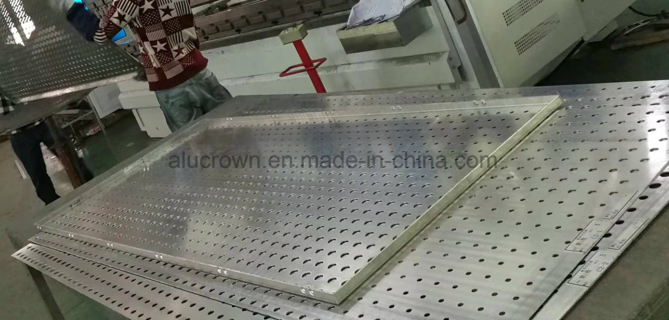Powder Coated Construction Material Color Customized Perforated Metal Ceiling Panel