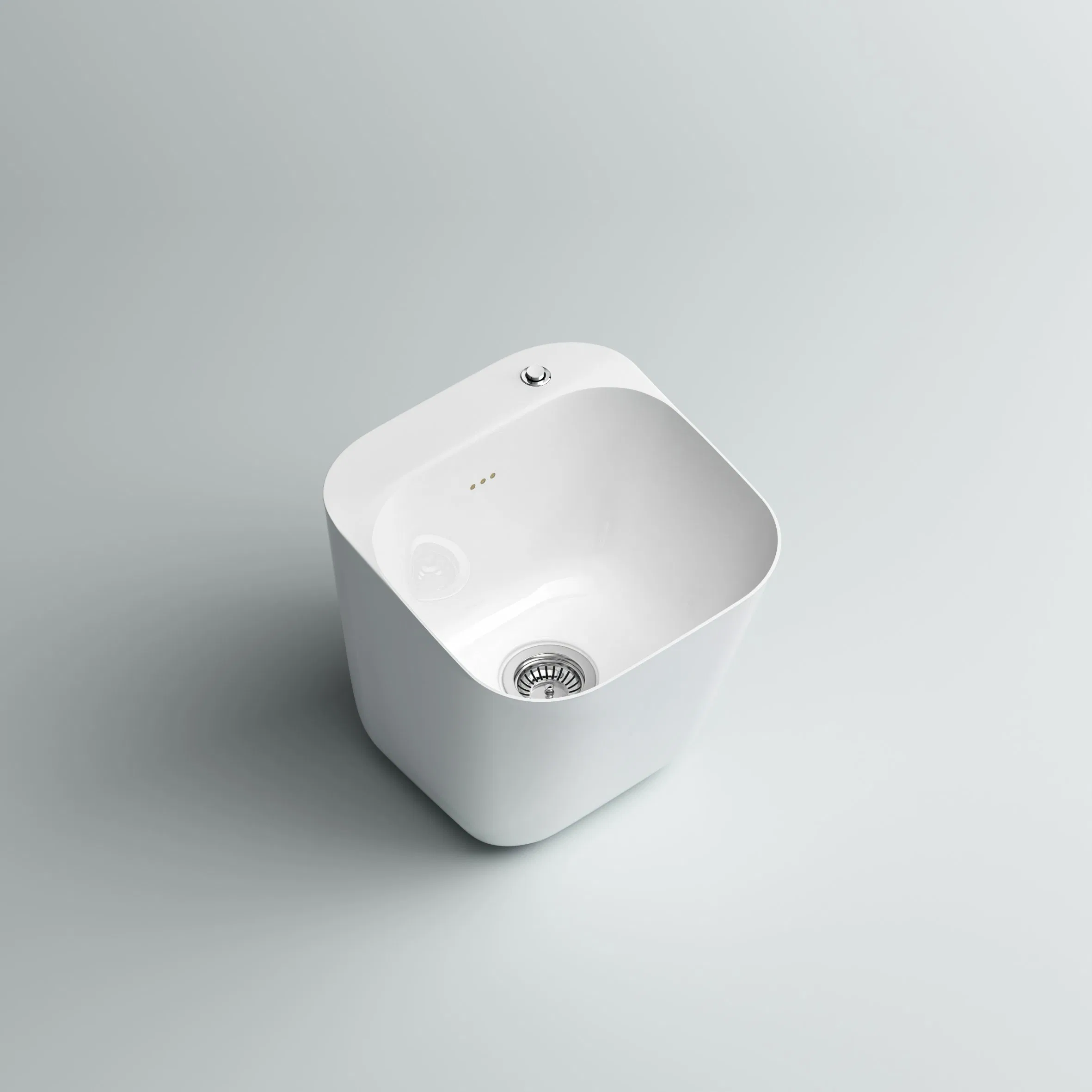 Chaozhou Sanitary Ware Wholesale White Color Wall Hung Floor Standing Mop Tub Mop Basin Mop Sink