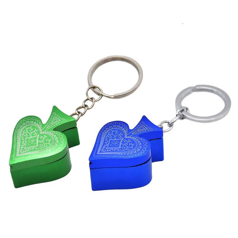 67mm Poker Red Heart Metal Pipe Foldable Portable Metal Pipes