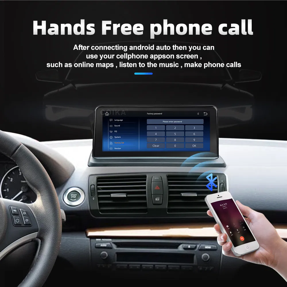 10.25 дюймов GPS-навигатор с CarPlay для BMW E87/E81/E82 2005-2012